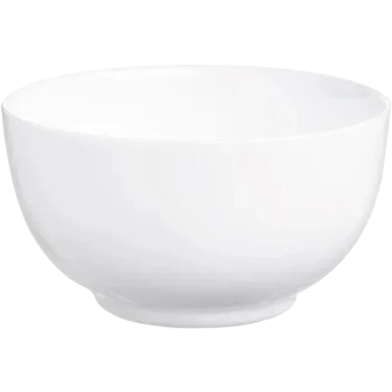 Diwali White Multi Purpose Bowl 14.5cm image