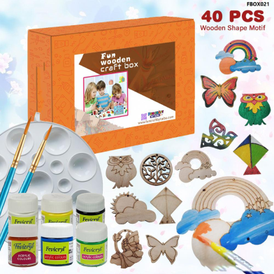 Diy Fun Wooden Craft Box image