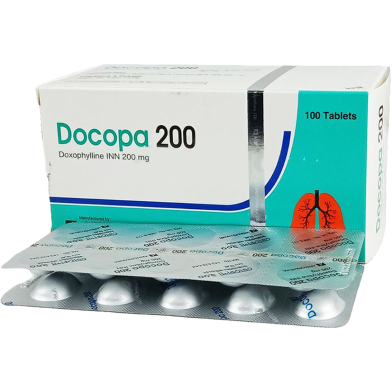 Docopa 200 mg 10's Strip Tablet image