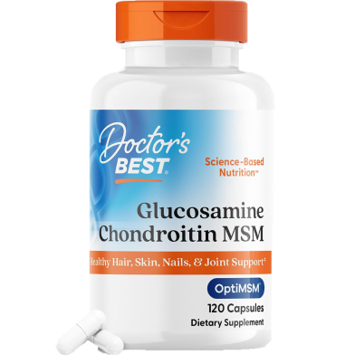 Doctor's Best Glucosamine Chondroitin MSM 120 Capsules -459407786 image
