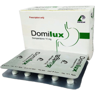 Domilux 10 Mg Tablet 10's Strip image