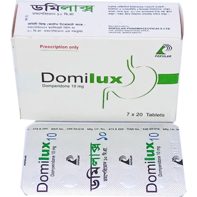 Domilux 10 mg - 20's Strip Tablet image