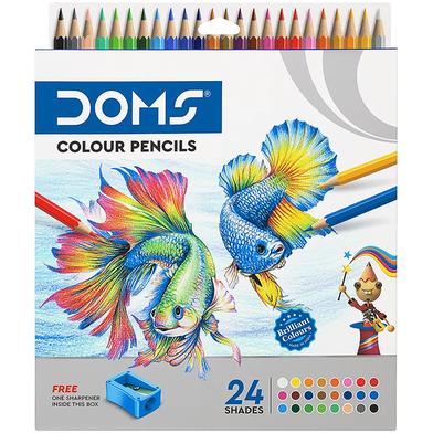 Doms 24 Color Pencils - Multicolour image