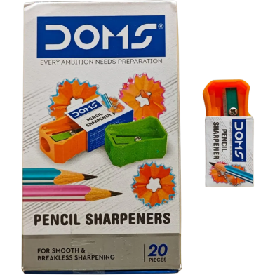 Doms Pencil Sharpener 20 Pcs Box image