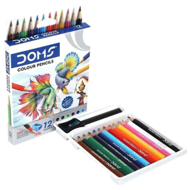 Doms Small Colour Pencils 12 Shades image