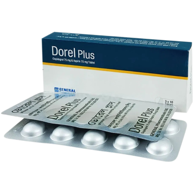 Dorel Plus 75mg Plus 75mg Tablet 10's Strip image