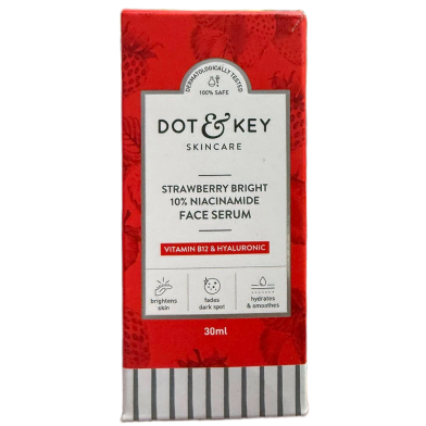 Dot And Key Strawberry Bright 10 Percent Niacinamide Face Serum (30ml) image