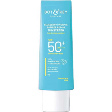 Dot Key Blueberry Hydrate Barrier Repair Sunscreen Spf 50 Pa 80gm image