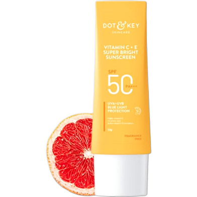 Dot Key Vitamin C E Super Bright Sunscreen SPF50 PA 80gm image