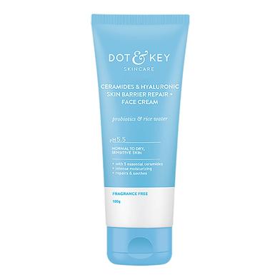 Dot and Key Ceramides and Hyaluronic Skin Barrier Repair Face Cream - 100g image