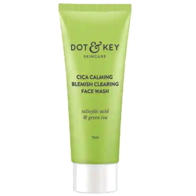 Dot and Key Cica Calming Blemish Clearing Gel Face Wash 15ml image