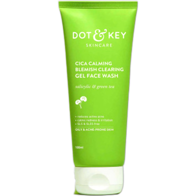 Dot and Key Cica Calming Blemish Clearing Gel Face Wash 100ml image