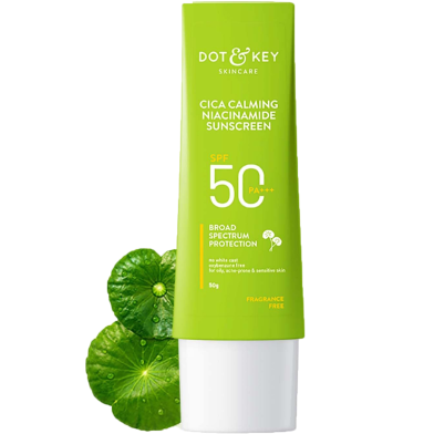 Dot and Key Cica Calming Niacinamide Sunscreen 50 gm SPF50 Plus PA Plus Plus Plus 50 gm image