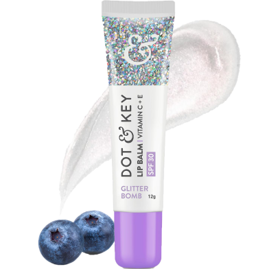 Dot and Key Lip Balm Vitamin C plus E Glitter Bomb 12 gm -351428900 image
