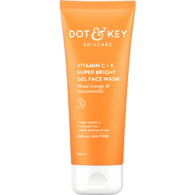 Dot and Key Vitamin C PlusE Super Bright Gel Face Wash 100ml image