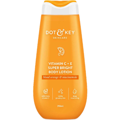 Dot and Key Vitamin C plus E Super Bright Body Lotion for Deep Nourishing and Visibly Glowing Skin - 250 ml -335680050 image