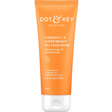 Dot and Key Vitamin C plus E Super Bright Gel Face Wash-100 ml image