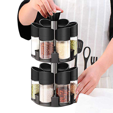 Double Layer Spice Rack Set 12 Pcs image