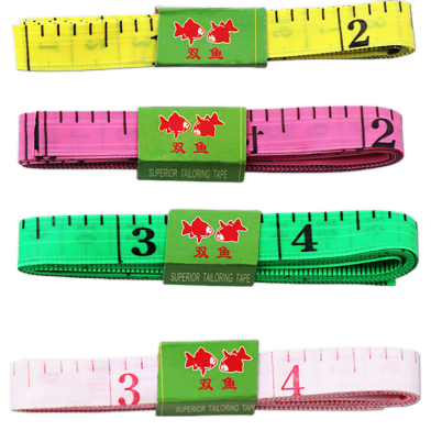 Double Scale Measuring Soft Tailor Tape - 60 Inch / 150 cm - 1 Pcs Without Iron Head image