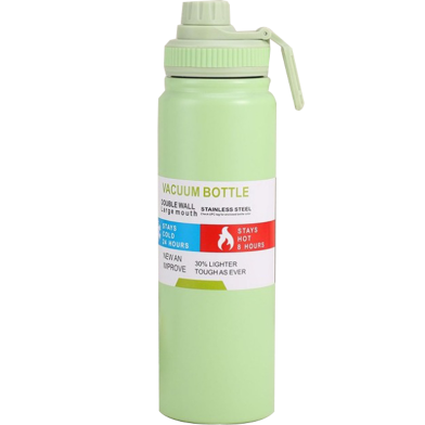 Double Wall Vacuum Insulated 304 Stainless Steel Hot And Cold Sport Water Bottle - 800 ml image