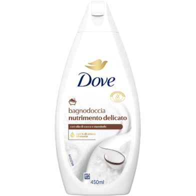 Dove Bagnodoccia Nutrimento Delicato 450 ml image