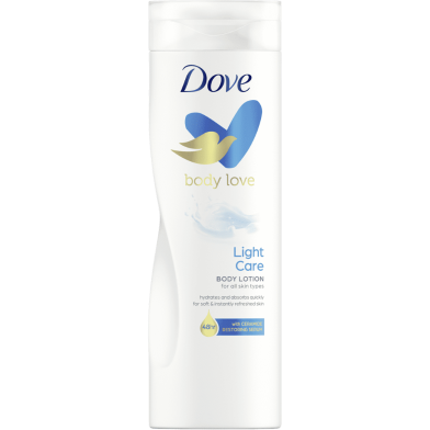 Dove Body Love Lotion Light Care For With Ceramide Serum 400 ml image