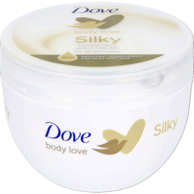 Dove Body Love Silky Body Cream 300ml image