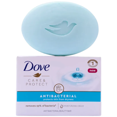 Dove Care And Protect Antibacterial Beauty Bar - 106gm image