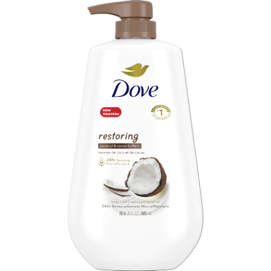 Dove Coconut Cocoa Butters Restoring Body Wash 710ml image