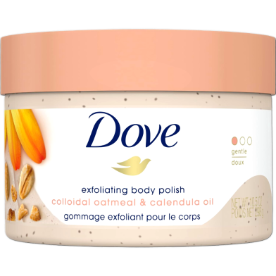 Dove Exfoliating Body Polish Colloidal Oatmeal And Calendula Oil-298g image