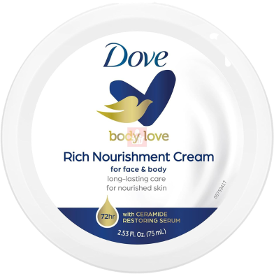 Dove Face and Body Rich Nourishment Cream 75 ml image