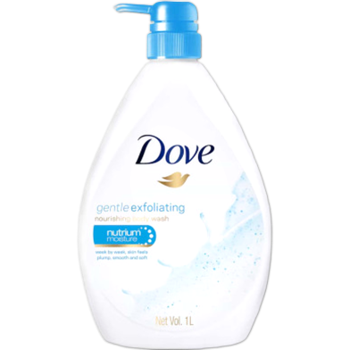 Dove Gentle Exfoliating Nourishing Body Wash 1L image