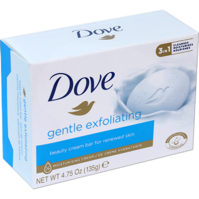 Dove Gentle Exfoliating Soap 135gm image