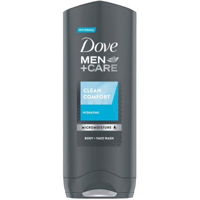 Dove Man Care Clean Comfort Body and Face Wash 250 ml image