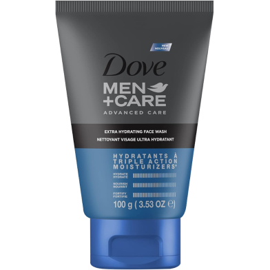 Dove Men Advanced Care Extra Hydrating Face Wash 100g image