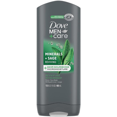 Dove Men Minerals plus Sage Body And Face Wash 250 ml image