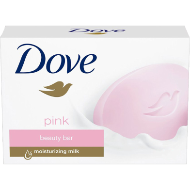 Dove Pink Beauty Bar Soap Moisturizing Cream 90 gm image