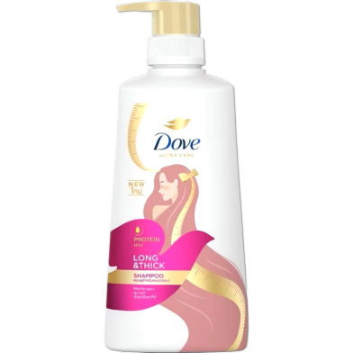 Dove Shampoo Long And Thick 410ml Thailand image