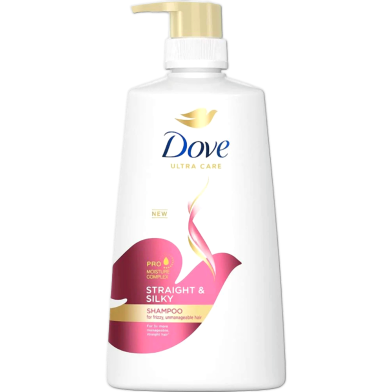 Dove Straight And Silky Shampoo 680ml Unilever Original image