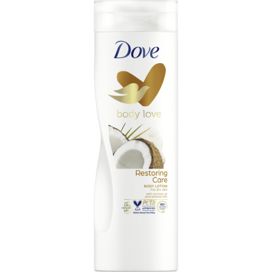 Dove W. Coconut Oil and A. Milk / Rest. Care Body Lotion 400 ml image