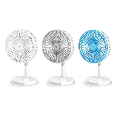 Rechargeable Portable Usb Fan With Led Light DP 7627 4000mah Slide 5