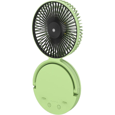 Dp-7637 Rechargeable Automatic Rotating Mini Table Desk Fan image