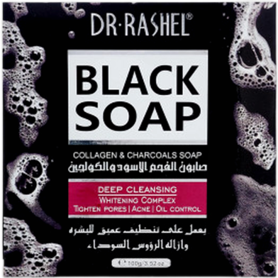 Dr.Rashel Deep Cleansing Black Soap 100gm image