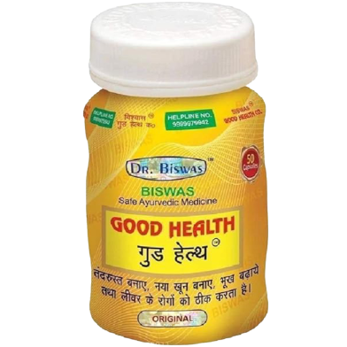 Dr Biswas Ayurvedic Good Health 50 Capsules - 1 Pack image