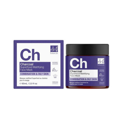 Dr Botanicals Charcoal Superfood Mattifying Face Mask 60ml image