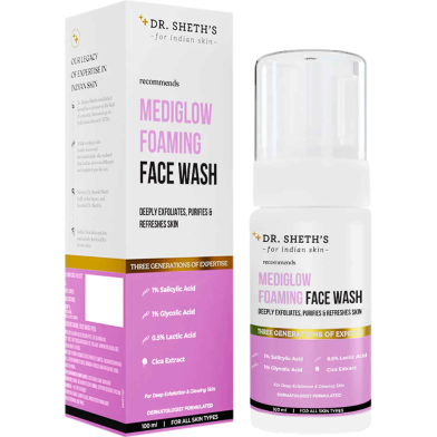 Dr. Sheth’s Mediglow Foaming Face Wash - 100ml image