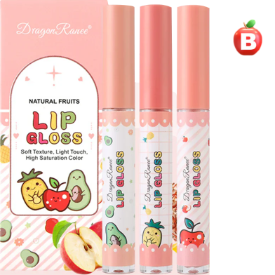 Dragon Ranee Fruit Lip Gloss Moisturizing Matte Lipstick-SET B image