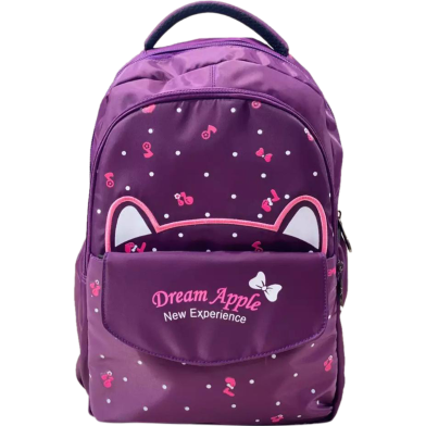 Dream Apple School Bag Purple Colour image