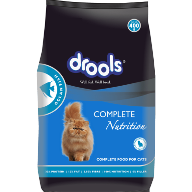 Drools Adult Cat Dry Food Ocean Fish - 400gm image
