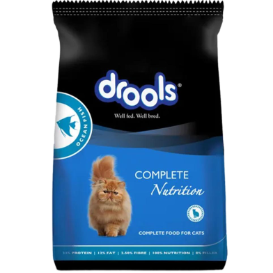 Drools Adult Cat Food Ocean Fish Flavor - 1.2Kg image